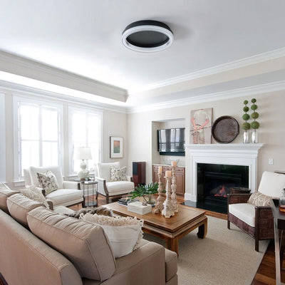 1-Light Modern Minimalist Style LED Flush Mount Lighting