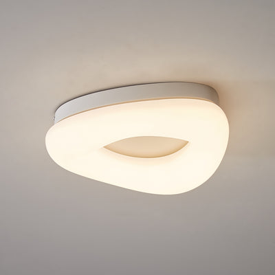 1-Light Circular-Shaped LED Flush Mount Lighting