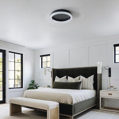 1-Light Modern Minimalist Style LED Flush Mount Lighting