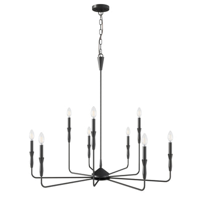 6-Lights & 9-Lights & 16-Lights Small Fresh Candle Shaped Dimmable Chandelier
