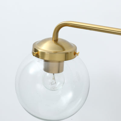 3-Lights Globe Glass Shade Bathroom Vanity Lighting