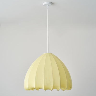 4-Lights Petal Shade Creative Design Yellow Pendant Lighting