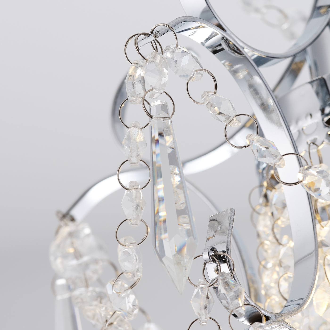 1-Light Luxury Crystal Style Pendant Lighting