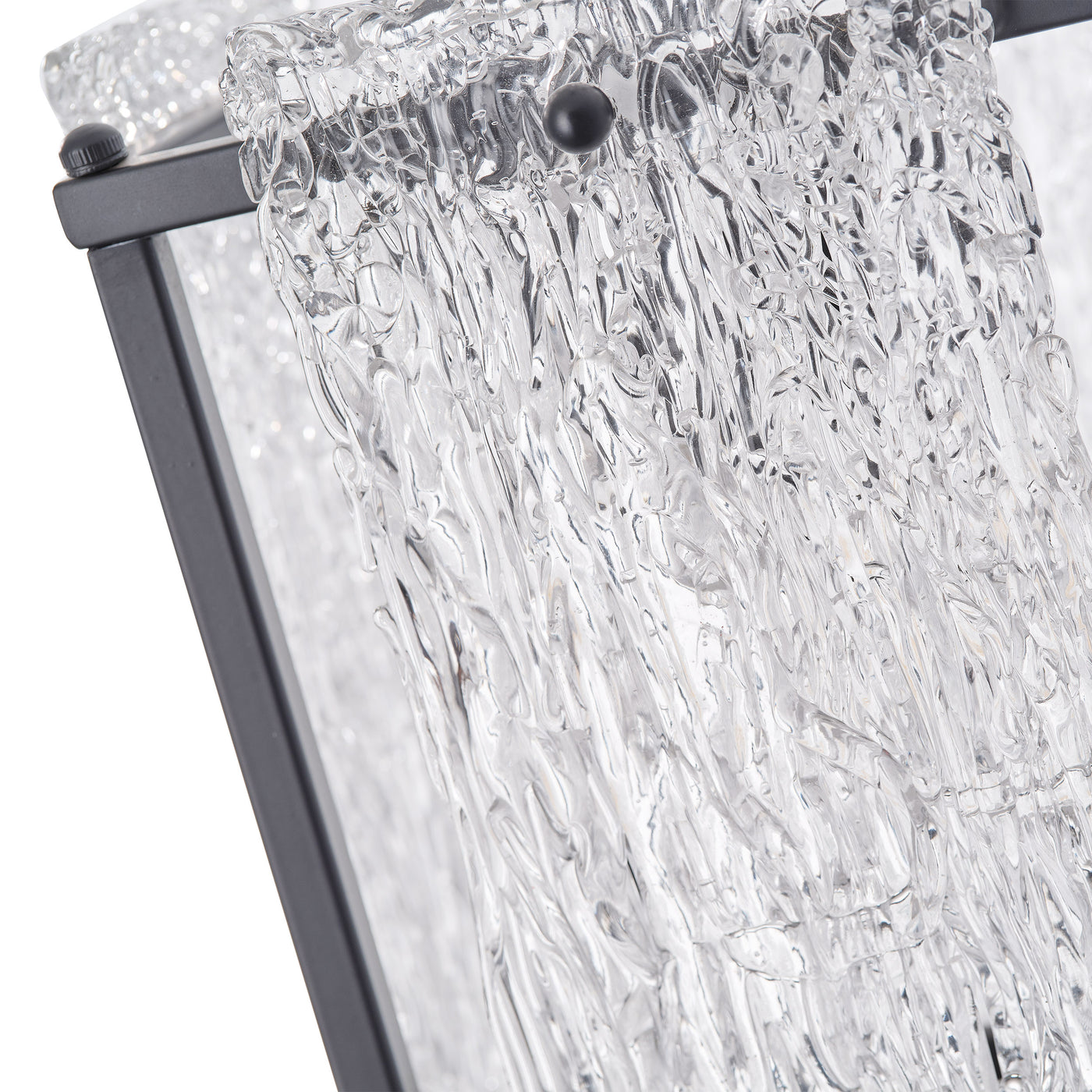 1-Light Rectangular Glass Shade Design Pendant Lighting