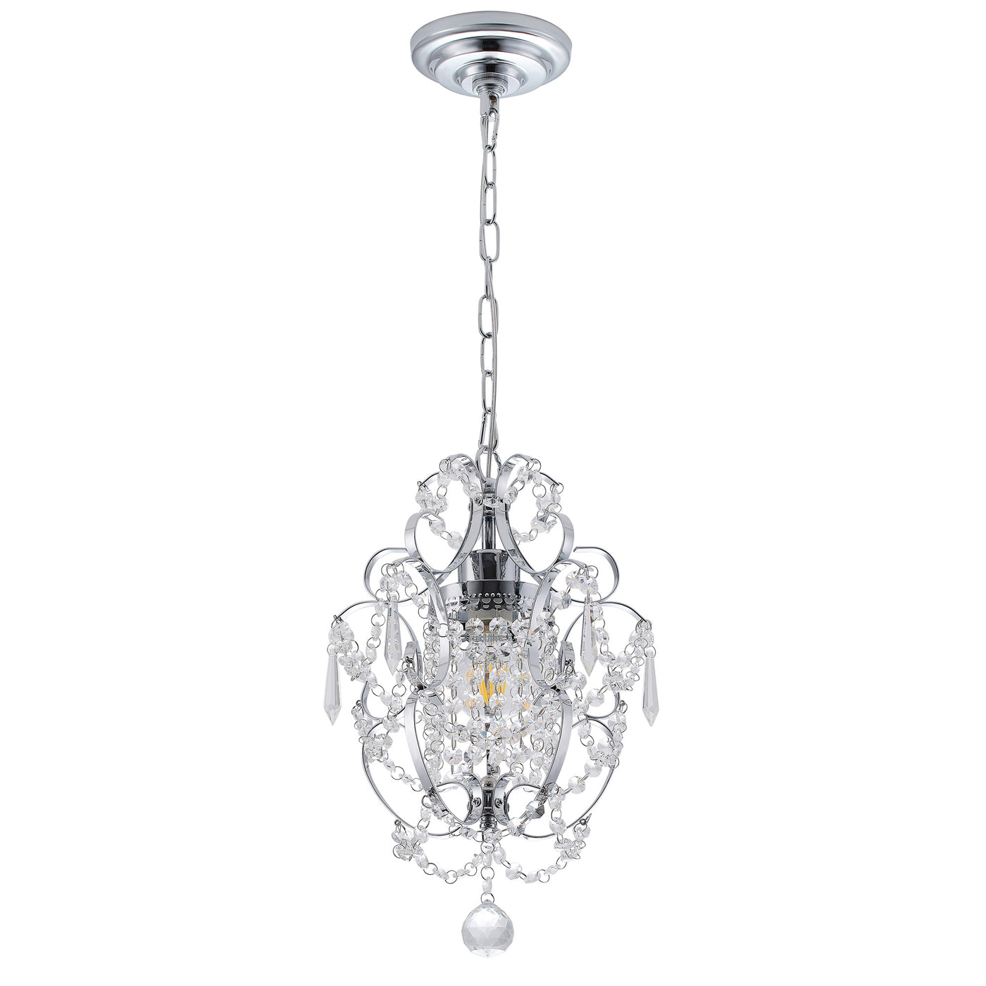 1-Light Luxury Crystal Style Chandelier Chandelier