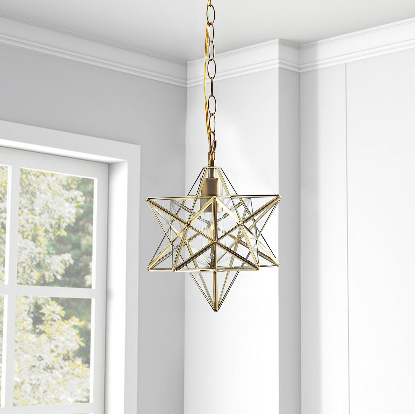 1-Light Star Shape Adjustable Pendant | Stylish Lighting | Sale – Aiwen ...