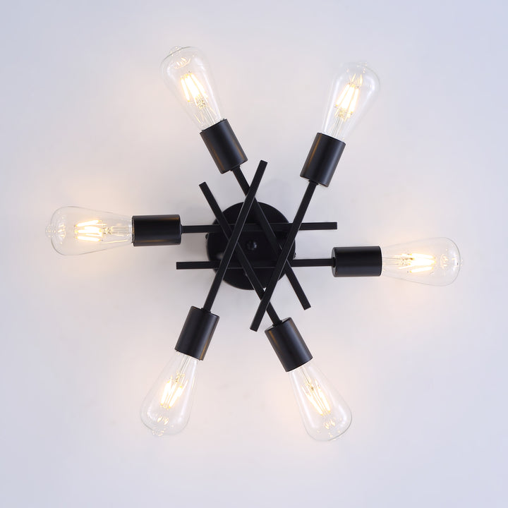 sputnikページ Sputnik Chandelier 10 Light Brushed Brass Mid Century Modern
