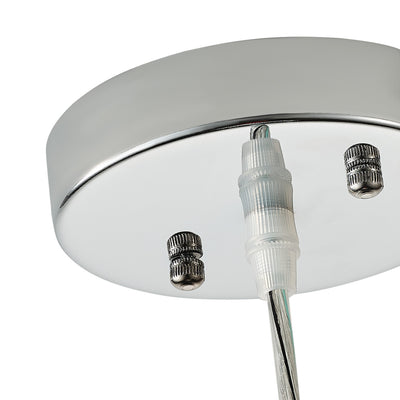 3-Lights Cylinder Shade Crystal Pendant Lighting