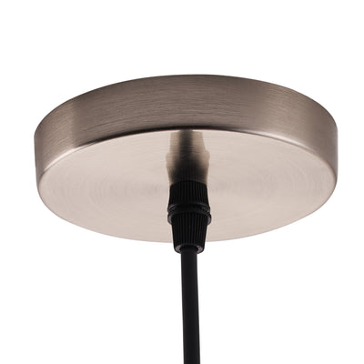 1-Light Oval Glass Shade Pendant Lighting