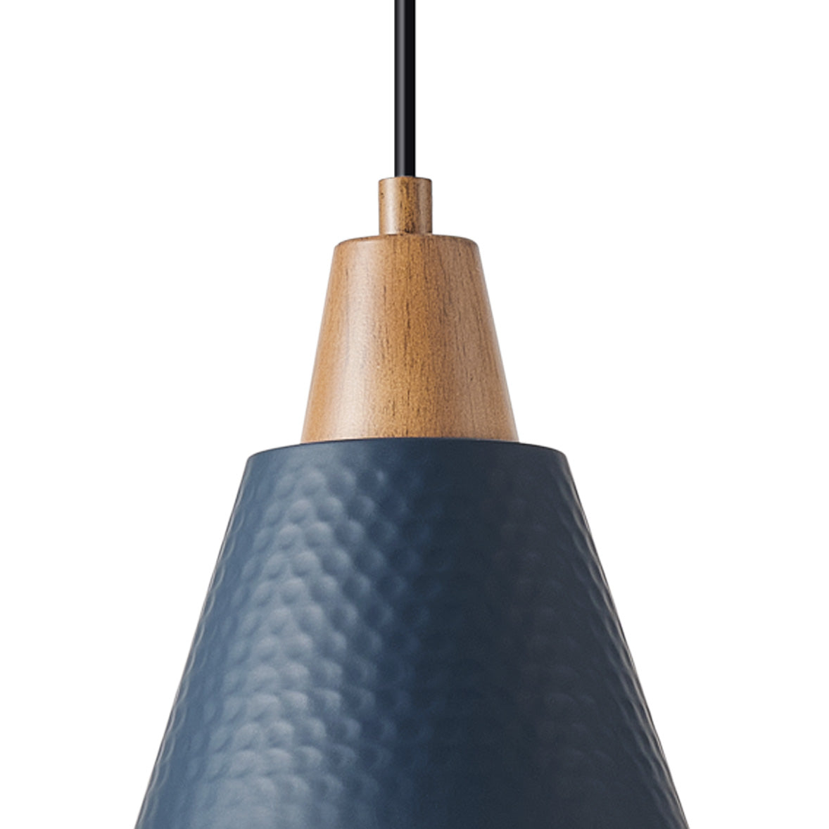 1-Light Conical Polka Dot Shade Pendant Lighting