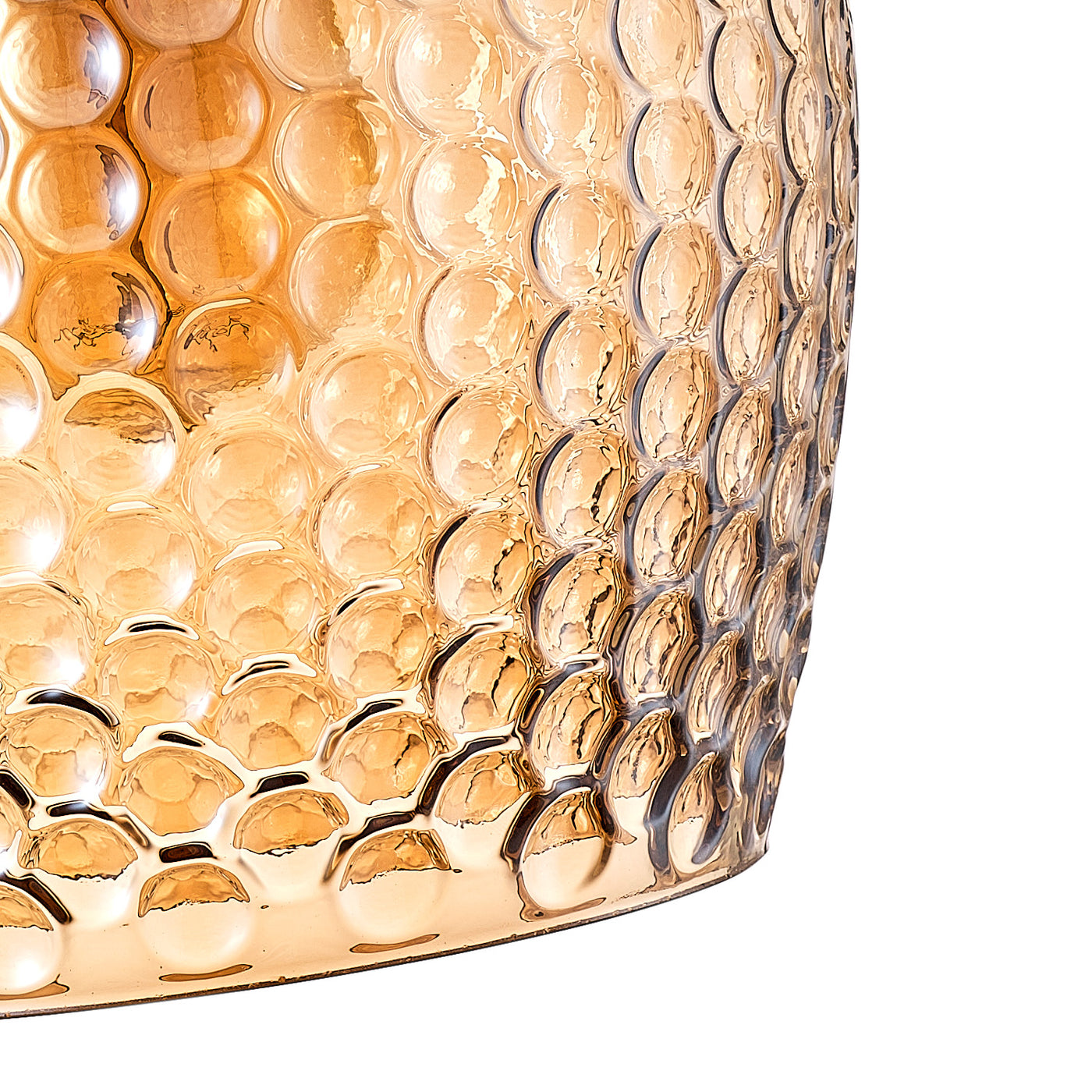 1-Light Polka dot Glass Shade Design Chandelier