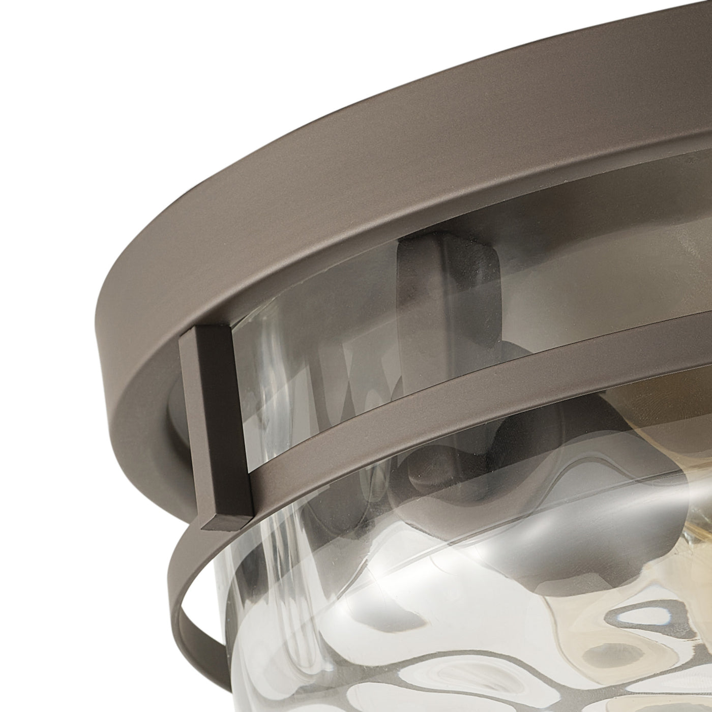 2-Lights Polka Dot Art Glass Design Flush Mount Lighting