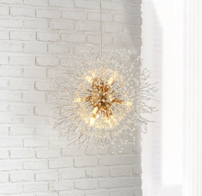 12-Lights Elegant Crystal Chandelier