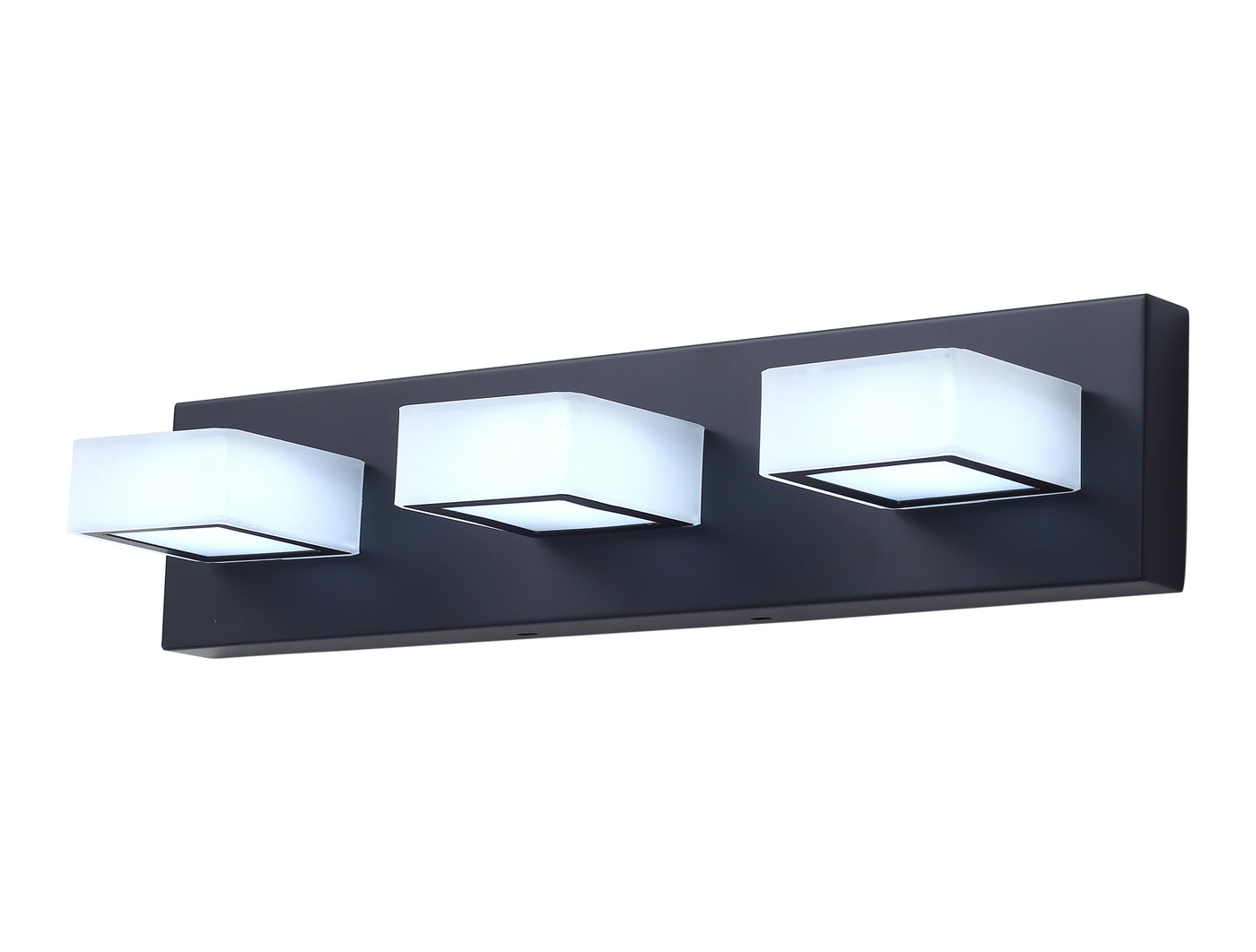 3-Lights & 4-Lights Square Integrated Deisgn LED Vanity Lighting