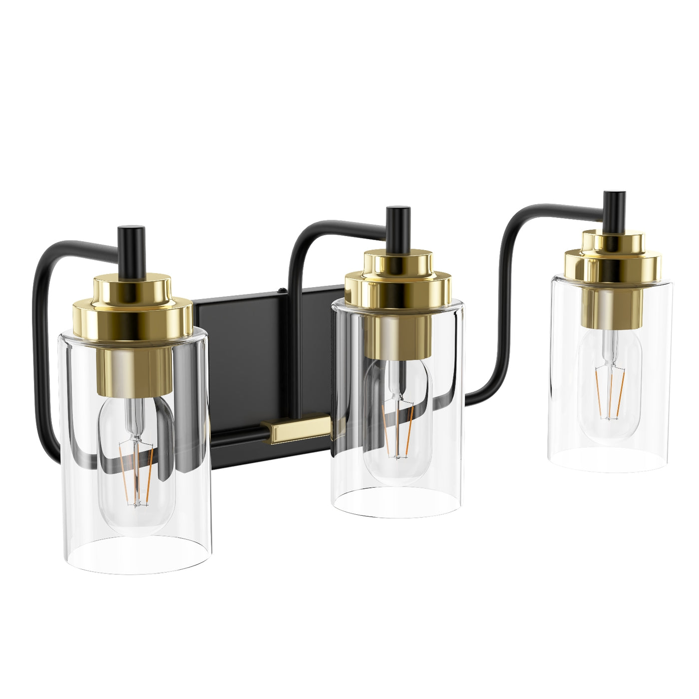 2-Lights & 3-Lights Cylinder Luxury Style Bathroom Vanity Lighting