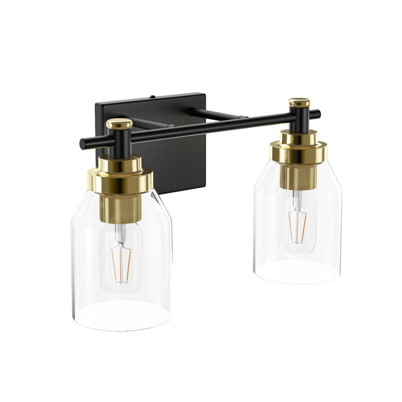 2-Lights & 3-Lights Hourglass Shade Design Vanity Lighting
