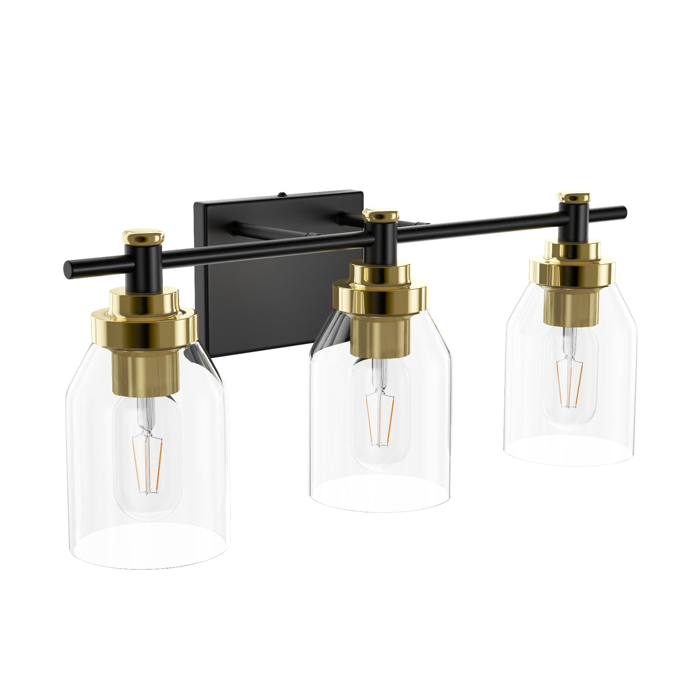 2-Lights & 3-Lights Hourglass Shade Design Wall Sconces