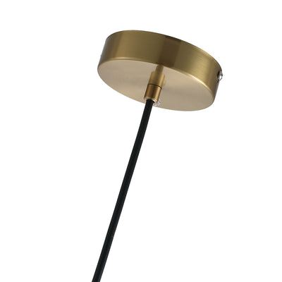 1-Light Gold Single Bell Pendant Lighting
