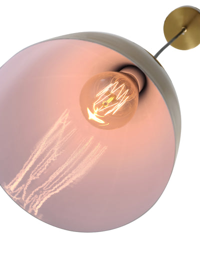 1-Light Gold Single Bell Pendant Lighting