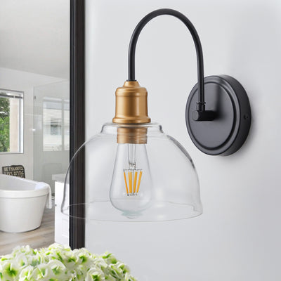 1-Light Hourglass Shape Design Wall Sconces