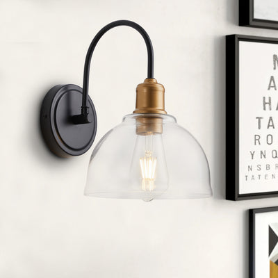 1-Light Hourglass Shape Design Wall Sconces