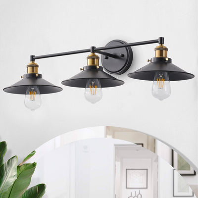 3-Lights Vintage Style Dimmable Vanity Lighting