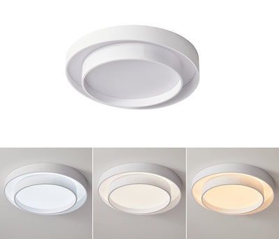 1-Light Simple Design LED Flush Mount Lighting
